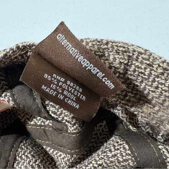 Alternative Apparel Bike Cycling Cap Hat Women's Brown/Tan B2 - Picture 9 of 9